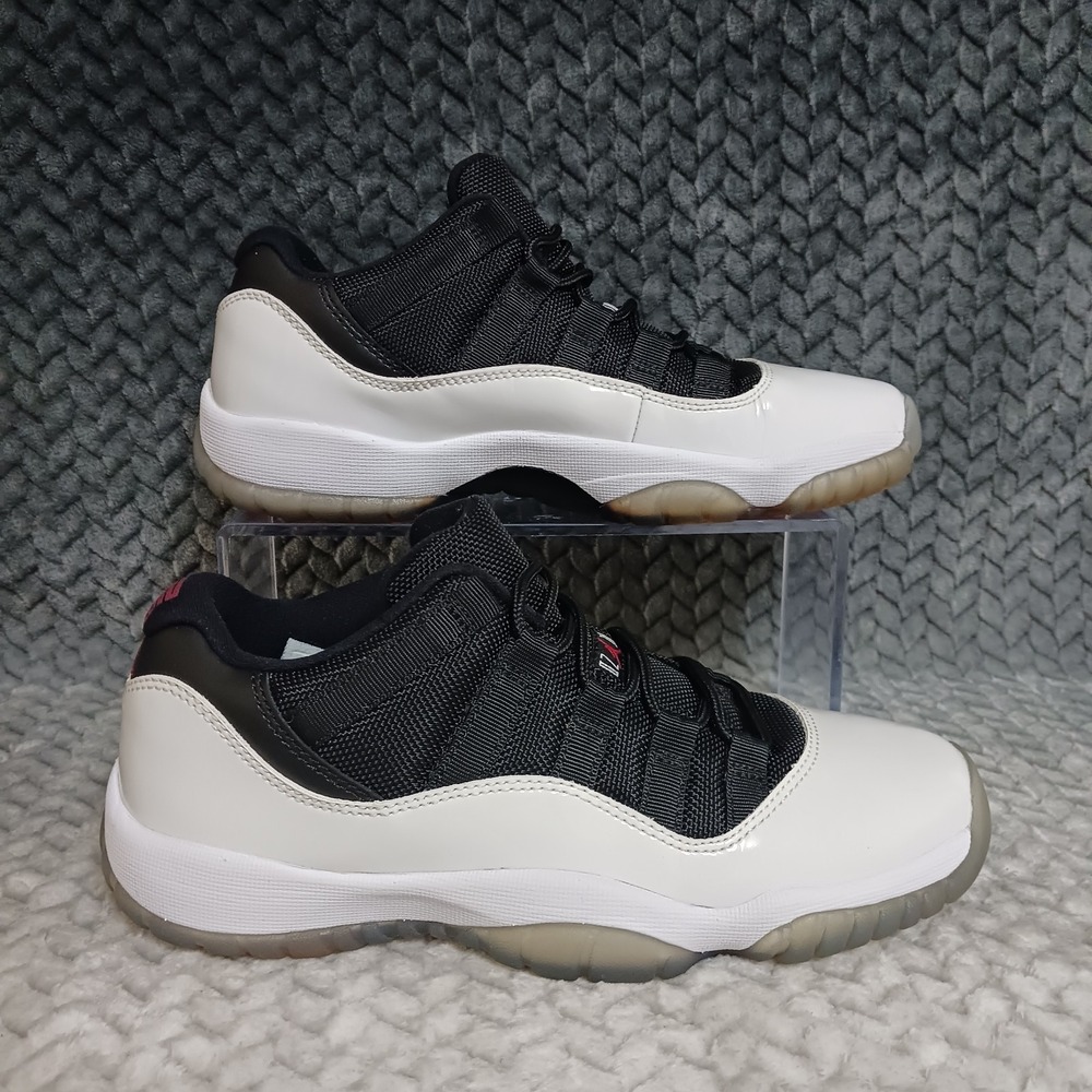 Air Jordan 11 Retro Low GS Basketball Sneakers Shoes White Black Size 5Y - Picture 1 of 16